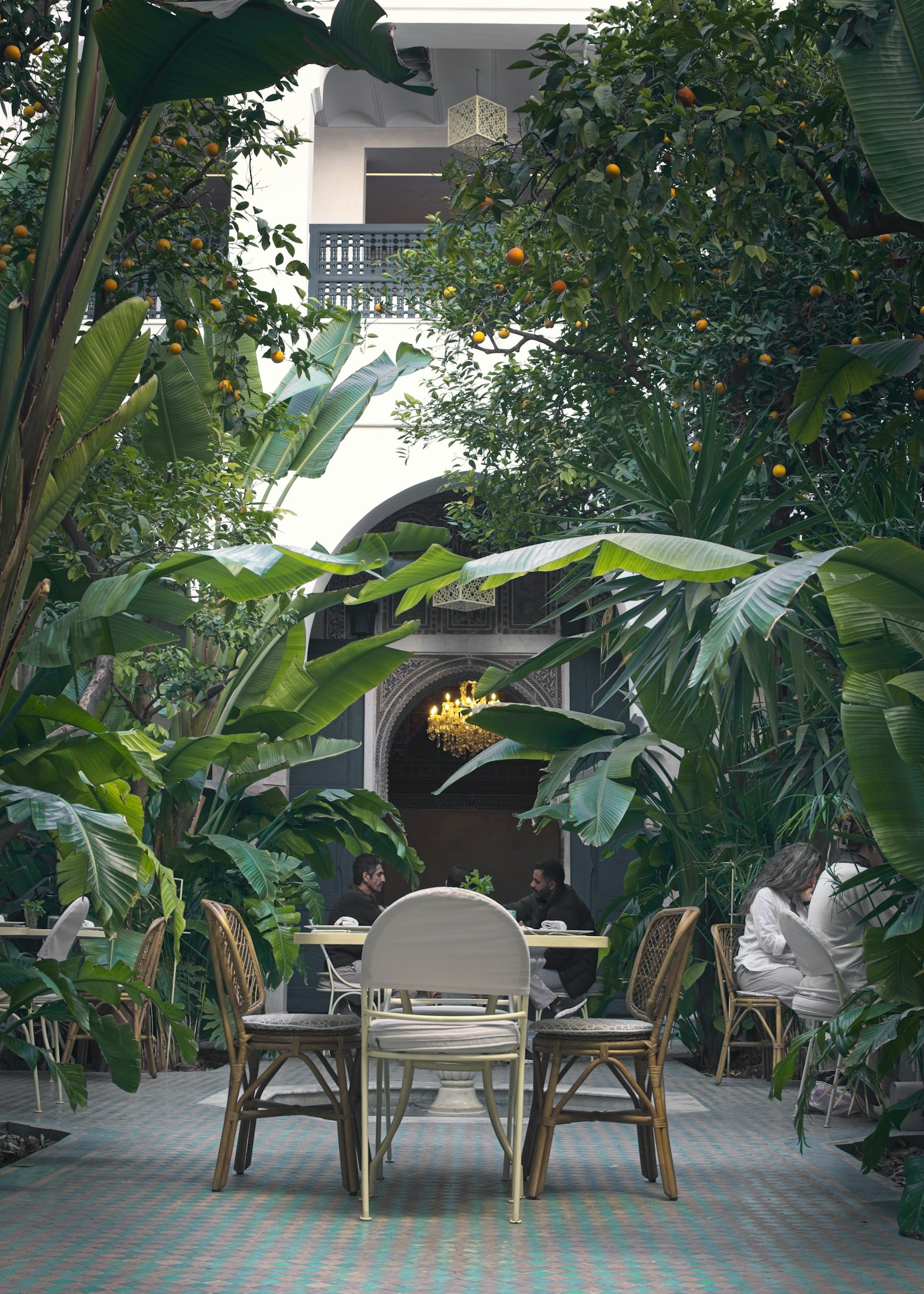 The courtyard